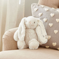 Personalised Light Grey Bunny Soft Toy
