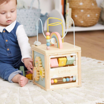 Personalised Wooden Activity Cube Toy
